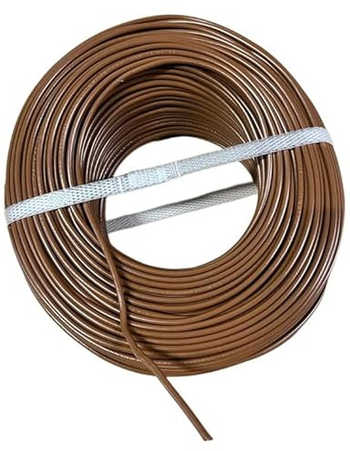 100mt Cavo Elettrico 1,5mm, FS17 450/750V Unipolare 1X1.5mm, Made In Italy (Marrone)