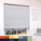Deluxe Daylight Roller Blinds Light Filtering Premium Fabric Easy Fit Metal Brackets Bedroom Living Room Office Child Safe 160cm Length Trimmable Light Grey 060cm