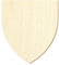 Wappenschild V1 Deko Holz Zuschnitt 3-50cm, Größe:30cm, Pack mit:1 Stück