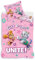 Paw Patrol Bettwäsche Stella und Everest, 100 % Baumwolle, Bettbezug 140 x 200 cm + Kissenbezug