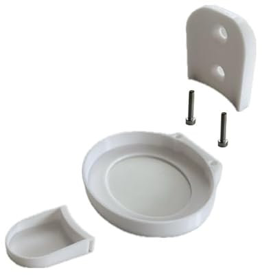 Wandhalterung,Halterung mit Tropfschale kompatibel mit Sagrotan no Touch Seifenspender (Weiß)