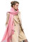 LA FERANI Damen Kaschmir Schal Halstuch Frühling Winter 185x65 Kaschmirschal Weiß Schwarz Rot Blau Grau Rosa Pashmina stilvoll elegant Wollschal Wolle Uni Farbe Damenschal (Rosa)