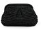 Emprier Straw Clutch Purse for Women Cloud Dumpling Pouch Straw Crossbody Shoulder Handbag Summer Beach Woven Bag, Black, One Size
