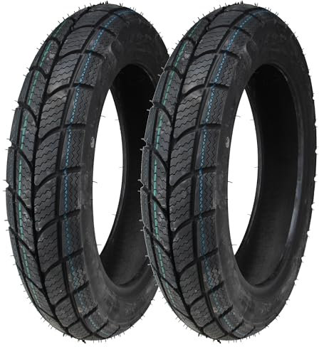 Allwetter Reifen Set 90/90-12 Winter M+S 54J TL kompatibel mit Roller Elektro Scooter