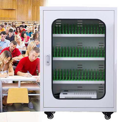 Dfdieratve Rechargeable Mobile Phone Storage Locker, USB Charging Station for Cell Phone, 30Ports-60-Ports Mobile Phone Charging Cabinet, Cellphone Locker 2 in 1, for School Church Airport,60Slots