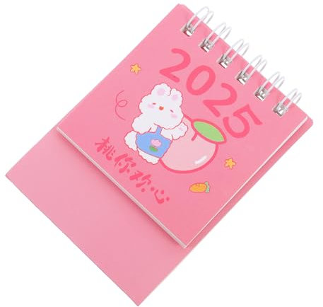 Sewroro Mini-tischkalender Monatskalender Stehkalender Tischkalenderplaner Klapp-tischkalender Mini-stehkalender Juli Bis Dezember Einfacher Mini-tischkalender Monatskalenderb
