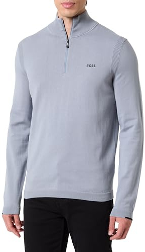 BOSS K_Ever-x Qz Men's Knitted Sweater, 026dark Grey, 3XL