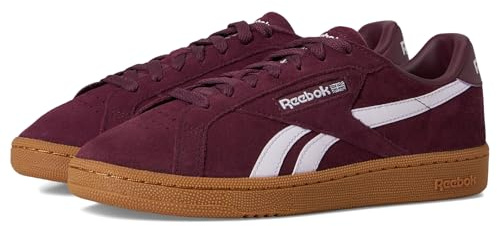 Reebok Women's Club C Grounds UK Sneakers, Black Cherry/Black Cherry/Digital Gleam, 6 UK