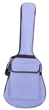 kowaku Gitarrentasche für Folk Gitarre mit Strapazierfähigem Design Und Zusätzlichem Platz, Lila