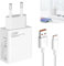 Huybaa 33W Cargador Rapido para Xiaomi con Cable USB Tipo C de 2M, Cargador de Pared Carga Turbo Tipo C, Adaptador Turbo Charger para Xiaomi Redmi 14, 13, 12, 12t, 12s, 11, 11s, Pro, Plus, Nota K60