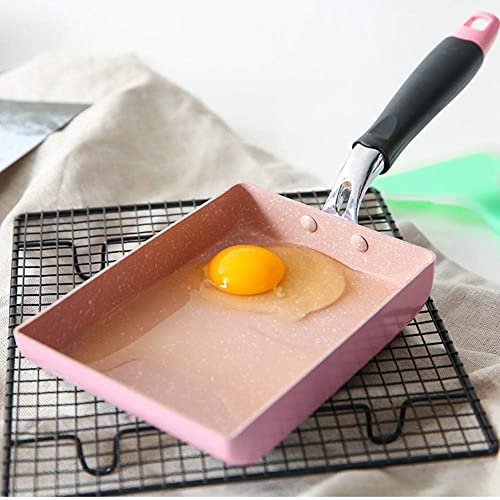 Non Stick Frying pan, Grill Pan Nonstick Frying Pan Japanese Style Tamagoyaki Pot High Temperature Resistance, Anti-Rust Use Non-Stick Coating, Not Easy to Stick to The Pan