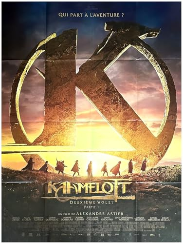 KAAMELOTT Deuxième volet Partie 1 Affiche Cinéma Originale (Format 156x116 cm pliée) film 2025 Alexandre Astier Définitive