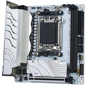 B650i Motherboard ITX Supports Ryzen 7000/8000/9000 Series CPU Socket AM5 Dual DDR5 2*Pcie4.0x4 M.2 ARGB