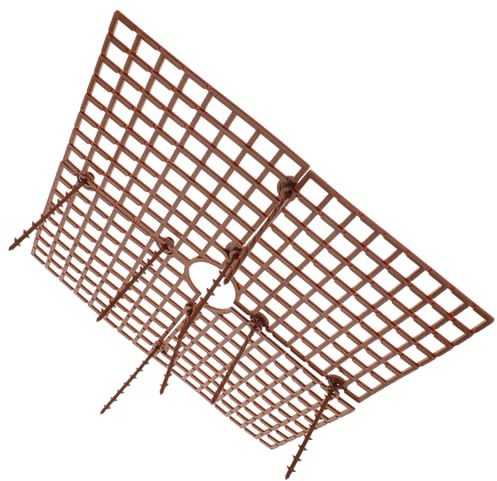 Uonlytech 3 Stück Pflanztopfabdeckungen aus Kunststoff und Installieren Zuschneidbares Gitter für Blumenerde und Topfschutz im Garten