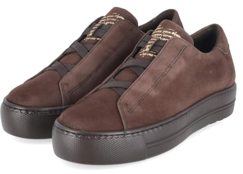 Paul Green 5529-062 Damen Slip On Sneaker Rauleder in braun - Gr. 42,5