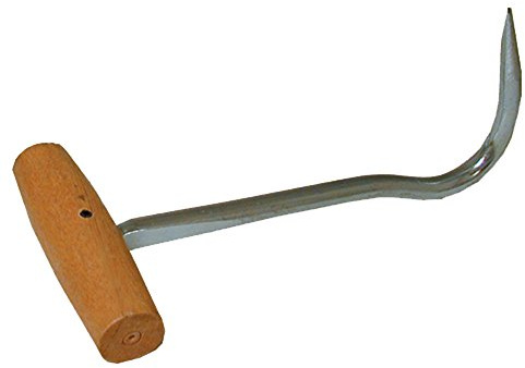 Intrepid International T Handle Hay Hook - Heavy Duty Steel Hook, Barn Equipment for Lifting and Hauling Hay Bales, Holds Up to 500 lbs - Hay Feeder for Horses, Ergonomic Design Hay Hooks