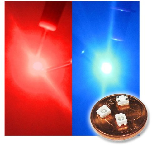 world-trading-net - 20 SMD LED PLCC-2 3528 BICOLOR rot/blau 2-farbig