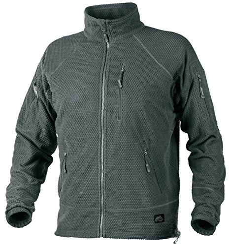 Helikon Men's Alpha Tactical Jacket Grid Fleece Shadow Grey Size S