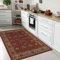 Ottomanson Ottohome-Kollektion Teppich mit Gummirückseite und persisch-orientalischem Design, 100 cm x 150 cm, Rot