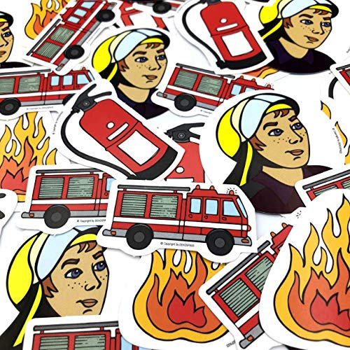 Unbekannt XXL-Großkonfetti * Feuerwehr * mit 24 großen Konfetti-Teilen für eine Mottoparty oder Geburtstag | Party Kinder Kindergeburtstag Konfetti Deko Mottoparty Tischdeko