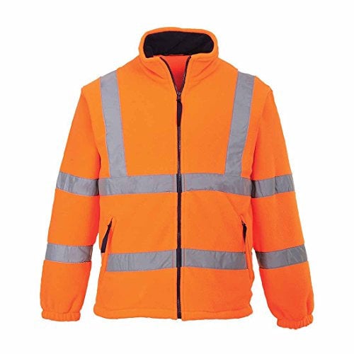 Portwest Hochsichtbares Fleece-Netzfutter, Farbe: Orange, Größe: S, F300ORRS