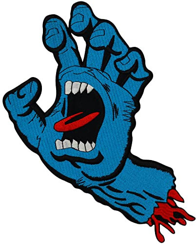 XXL HAND Schreiende Hand Hulk Monster Zombie Biker Rockabilly BACKPATCH Aufnäher