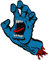 XXL HAND Schreiende Hand Hulk Monster Zombie Biker Rockabilly BACKPATCH Aufnäher