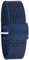 Eichmüller BandOh Uhrenarmband Edelstahl Milanaise PVD vergoldet Blau 22mm Mesh, Blau, 22mm, Maschen