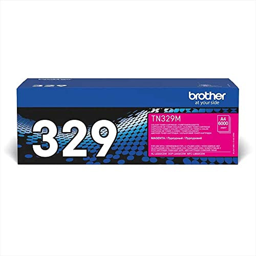 Brother Original TN-329M / , Premium Drucker-Kartusche , Magenta, 6000 Seiten