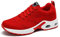 Femme Mode Baskets Fitness Gym Athlétique Multisports Outdoor Chaussures de Sports Course Air Sneakers Rouge 42 EU
