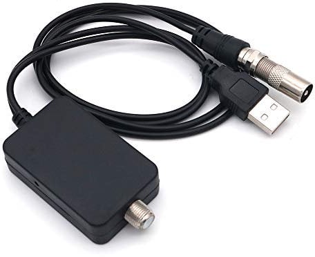 DollaTek HDTV Indoor HD TV digitale Antenna Amplificatore di segnale TV Amplificatore di segnale Ricevitore di terra Amplificatore di antenna TV ATSC-Nero