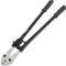 TECPO Bolzenschneider 600 mm 24 groß CR-V aus gehärteten Backen Bolt Cutter Bolzenschere Seitenschneider Drahtschneider gehärtet rutschfester ergonomischer Gummigriff