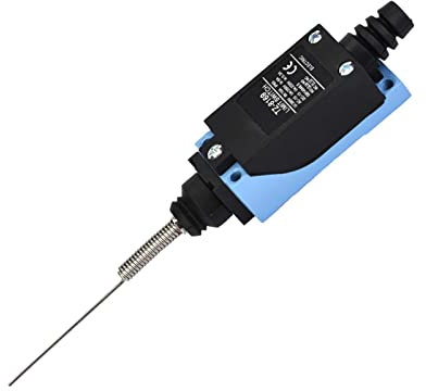 Finales de Carrera, Interruptor de LíMite, Final de Carrera Ajustable, Interruptor Micro Impermeable, Reinicio AutomáTico Rodillo Amortiguador de Resorte Flexible Interruptor de Varilla(TZ-8169)