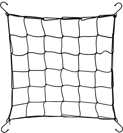 Gukasxi wachsen Zelt Netz, elastische Spalier Netz mit 4 Haken, Pflanze Unterstützung Netz für Gemüse Früchte Blumen, Nylon Netz für Garten Obstgarten, elastische Netz Spalier für Pflanze (4FT X 4FT)