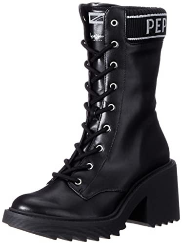 Pepe Jeans BOSS LOGO, stivali Donna, 999NERO, 41 EU