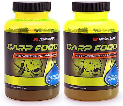 Tandem Baits Karpfen Futter Angelfutter Aroma Attract Booster 2-er Set 300 ml Flavour Mix 3
