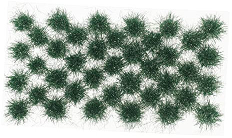 Cabilock Artificial Mini Grass Cluster Simulation Grass Model Micro Landscape Decoration Faux Moss Dark Table Adornment Easy Clean Maintain