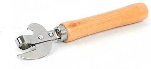 Cocina Botella Corte Lateral Del Metal De Cerveza Abridor De Acero Inoxidable De La Manija De Madera Abrelatas