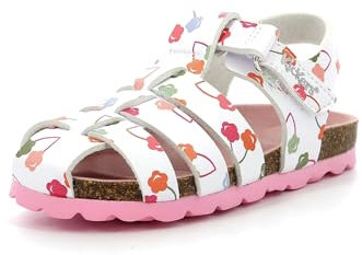 KICKERS Garçon Unisex Kinder SUMMERTAN Sandale, Blanc Cerise, 32 EU