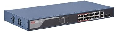 Hikvision 16 Port 100Mbps POE Managed Smart Switch DS-3E1318P-EI - 301802304