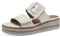 Jana Damen Pantoletten mit Schnalle Vegan, Beige (Beige), 40 EU