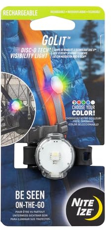 Nite Ize GoLit Rechargeable Visibility Light - Disc-O Tech