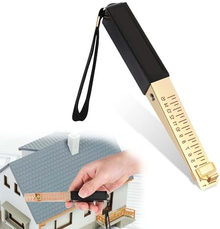 Fire Door Gap Gauge, 1-15mm Wedge-Shaped Vernier Door Gap Measuring Tool for House Engineering Inspection,Feeler Gauges,Durable Material(0.5mm)