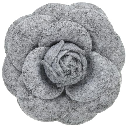 PATIKIL Camellia Blumenbroschen, Vintage Stoffblumenbroschen handgefertigte florale Anstecknadeln für Damen Hut Kleid Hemd Krawatte