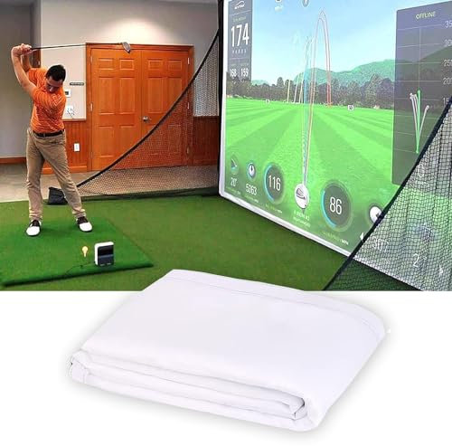 Golf Simulator - Impact Screen Display Projector Screen for Golf Training, 10 ft x13 ft Indoor Ultra Clear Golf Impact Screen