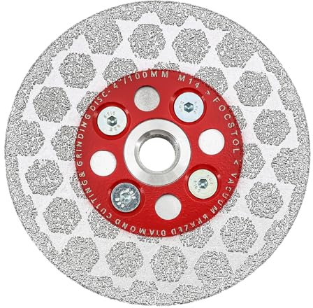Diamant Fliesen Trennscheibe 100mm - FOCSTOL Diamantscheibe Schneiden und Schleifen für Porzellan Keramik Fliesen Marmor Quarz
