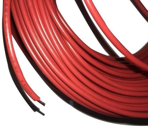 Filo di rame rigido BV1.5 Cavo quadrato BV isolato unipolare a filo singolo Cavo rigido BV2.5 quadrato for il miglioramento domestico(5 m,2.5mm2)