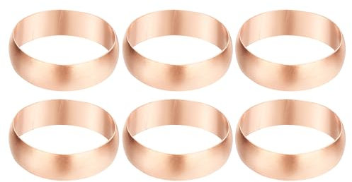 PATIKIL 22mm Tube Embouts de Manchons de Compression OD, 6Pcs Kit d'Assortiment de Raccords à Compression de Raccords de Virole en Cuivre pour Gaz d'Eau d'Air