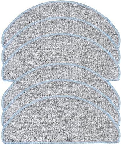 DianSung 6pcs Paño de fregona Accesorios para iRobot Roomba Combo Essential Y0110 Y0112 Y0140 Plus 105 Combo, 205 DustCompactor Combo, Vac Essential Q0110 Q0120, pieza de repuesto para Robot aspirador