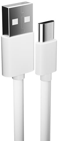 pluX USB Charging Cable for Logitech UE Boom/Megaboom/Ultimate Ears MEGABLAST/UE Boom 3 / Ultimate Ears WONDERBOOM 2 Speaker White